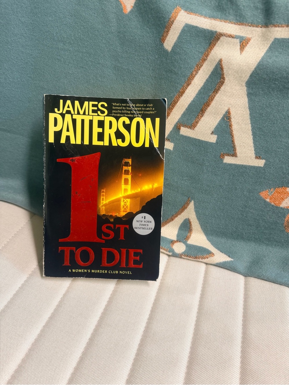 James Patterson "1st to Die" Paperback Novel - Black & Red Cover